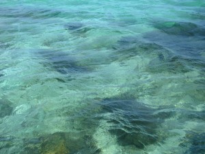fond mer d'emeraude