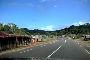 route de Sambava vers Antalaha